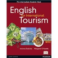 Eng for Int Tourism Pre-Inter CBk by Dubicka, Iwona; O'Keeffe, Margaret; O'Keeffe, Margaret, 9780582479883