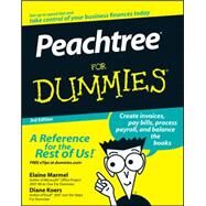Peachtree For Dummies by Marmel, Elaine; Koers, Diane, 9780470179888