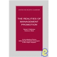 The Realities of Management Promotion by Ruderman, Marian N.; Ohlott, Patricia J., 9780912879888