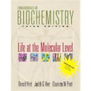 Fundamentals of Biochemistry: Life at the Molecular Level, Binder Ready Version, 3rd Edition by Donald Voet (Univ. of Pennsylvania); Charlotte W. Pratt (Seattle, Washington); Judith G. Voet (Swarthmore College), 9780470279892