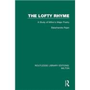 The Lofty Rhyme by Balachandra, Rajan, 9780367139896