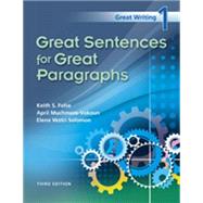 Great Writing 1: Great Sentences for Great Paragraphs by Folse, Keith S.; Muchmore-Vokoun, April; Solomon, Elena Vestri, 9781424049899
