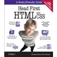 Head First HTML and CSS by Robson, Elisabeth; Freeman, Eric, 9780596159900