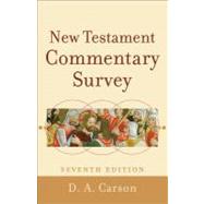 New Testament Commentary Survey by Carson, D. A., 9780801039904
