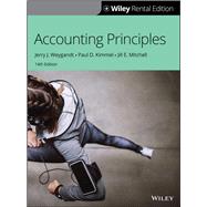 Accounting Principles [Rental Edition] by Weygandt, Jerry J.; Kimmel, Paul D.; Mitchell, Jill E., 9781119709909
