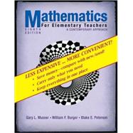 Mathematics for Elementary Teachers: A Contemporary Approach, Eighth Edition Binder Ready Version by Gary L. Musser (Oregon State University); Blake E. Peterson (Brigham Young University, Utah); William F. Burger, 9780470279915