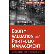 Equity Valuation and Portfolio Management by Fabozzi, Frank J.; Markowitz, Harry M., 9780470929919