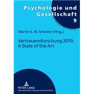 Vertrauensforschung 2010 by Schweer, Martin K. W., 9783631579923