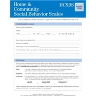 Home & Community Social Behavior Scales Rating Form by Paul H Brookes Publishing Co, 9781557669926