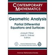 Geometric Analysis by Perez, Joaquin; Galvez, Jose A., 9780821849927