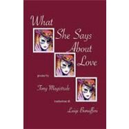 What She Says about Love by Magistrale, Tony, 9781884419928