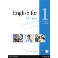 English for Nursing Level 1 Coursebook and CD-ROM Pack by Wright, Ros; Wright, Ros; Cagnol, Bethany, 9781408269930