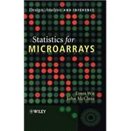 Statistics for Microarrays Design, Analysis and Inference by Wit, Ernst; McClure, John, 9780470849934