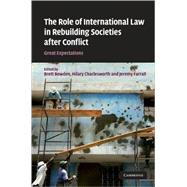 The Role of International Law in Rebuilding Societies after Conflict: Great Expectations by Edited by Brett Bowden , Hilary Charlesworth , Jeremy Farrall, 9780521509947