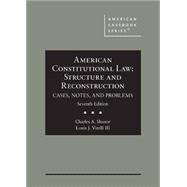 American Constitutional Law(American Casebook Series) by Shanor, Charles A., 9781647089948