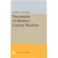 Documents of Modern Literary Realism by Becker, George Joseph, 9780691649955