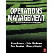 Operations Management by Brown,Steve, 9780750649957