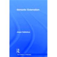 Semantic Externalism by Kallestrup; Jesper, 9780415449960
