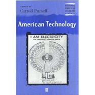 American Technology by Pursell, Carroll, 9780631219965