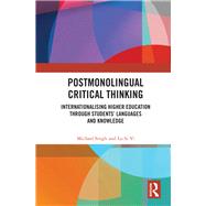 Postmonolingual Critical Thinking by Singh, Michael; Lu, Si Yi, 9780367409968