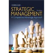MyLab Management with Pearson eText -- Access Card -- for Strategic Management A Competitive Advantage Approach, Concepts and Cases by David, Fred R.; David, Forest R.; David, Meredith E., 9780135199978