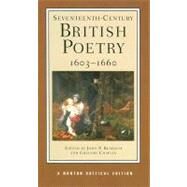 Seventeenth-Century British Poetry, 1603-1660 (Norton Critical Editions) by Rumrich, John P.; Chaplin, Gregory, 9780393979985