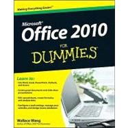 Office 2010 For Dummies by Wang, Wallace, 9780470489987