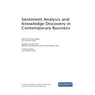 Sentiment Analysis and Knowledge Discovery in Contemporary Business by Rajput, Dharmendra Singh; Thakur, Ramjeevan Singh; Basha, S. Muzamil, 9781522549994
